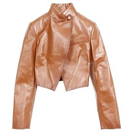 Fendi Leather Outerwear Brown
