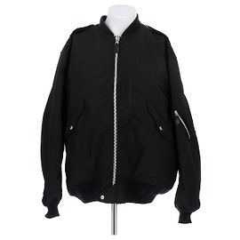 Junya Watanabe Black Wool Bomber Jacket Black