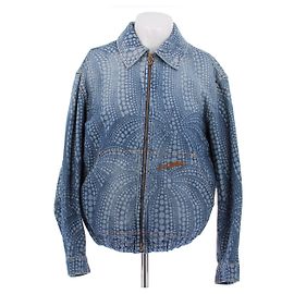 Louis Vuitton Giacca di jeans in cotone Blu
