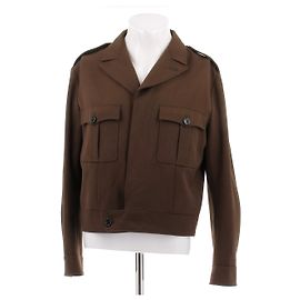 Céline Braune Wolljacke Braun