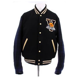 Junya Watanabe Woll-Bomberjacke Schwarz