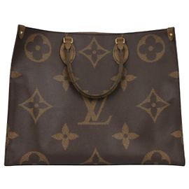 Bolsa tote Onthego GM Louis Vuitton Marrom