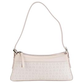 Bulgari Bvlgari Logomania Pink Leather Shoulder Bag Pink