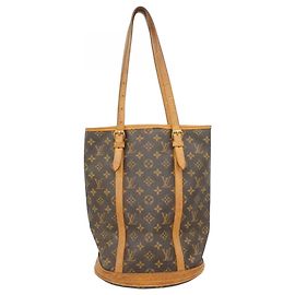 Borsa Tote Monogram Bucket GM di Louis Vuitton Marrone