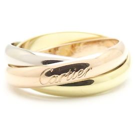 Bague Trinity Cartier en or 18K trois couleurs Autre