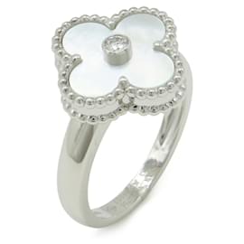 Van Cleef & Arpels Alhambra Ring in 18K White Gold White