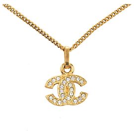 Collar de strass Chanel Coco Mark Dorado