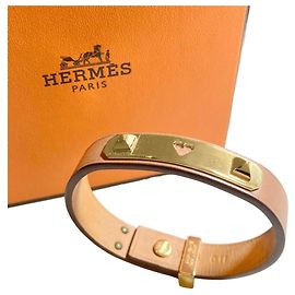 Pulseira charm com motivo de coração As de Coeur da Hermès Marrom