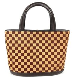 Borsa Tote Louis Vuitton Damier Sauvage Impala Marrone Beige