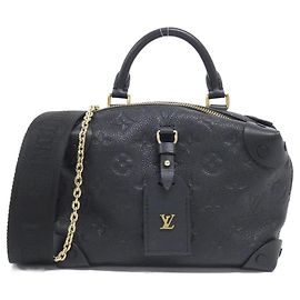 Sac à main Petite Malle Souple Monogram Empreinte Louis Vuitton Noir
