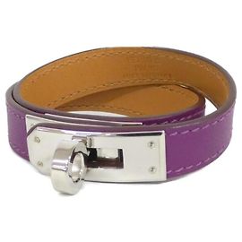 Bracciale Charm Double Tour Kelly di Hermès Altro Porpora