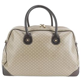 Céline Borsa Boston in pelle Macadam Celine per uomini Beige
