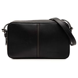Borsa a tracolla in pelle marrone Burberry Marrone Marrone scuro
