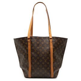 Braune Monogramm Einkaufstasche Louis Vuitton Braun