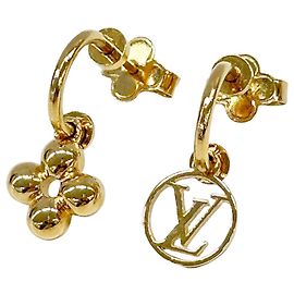 Boucles d'oreilles en plaqué or Louis Vuitton Doré