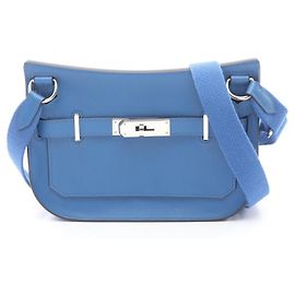 Bolsa de Ombro Jypsiere Mini da Hermès Azul