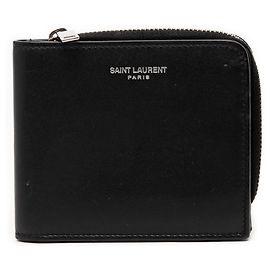 Saint Laurent East West Bi-fold Wallet Black