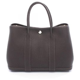 Hermès Sac Tote Hermes Garden Party TPM Marron