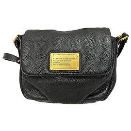 Bolsa transversal Classic Flap da Marc by Marc Jacobs em couro preto Preto