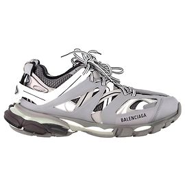 Balenciaga Track Sneakers in Grey Polyurethane Grey