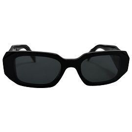 Occhiali da sole Prada Symbole Geometrici in acetato nero Nero