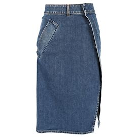 Stella Mc Cartney Gonna Midi Stella McCartney in Denim Blu Chiaro Blu Blu chiaro