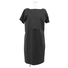 Abito in cotone nylon Prada Nero