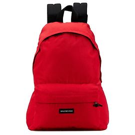 Mochila de nylon canvas Explorer da Balenciaga Vermelho