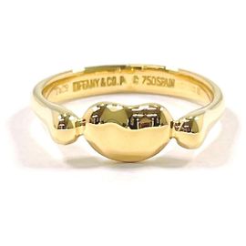 Tiffany & Co. 18K Yellow Gold Bean Ring Golden