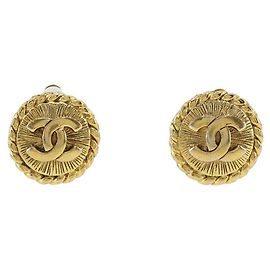 Boucles d'oreilles Chanel Coco Mark Doré