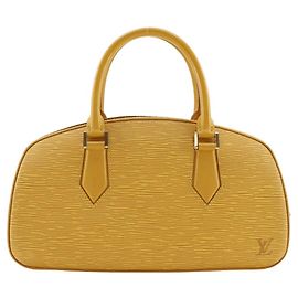 Sac à main Jasmin Epi Louis Vuitton Jaune