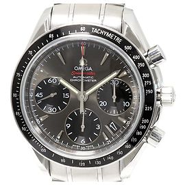 Relógio Omega Speedmaster Date com mostrador preto e cinza 323.30.40.40.06.001 Marrom