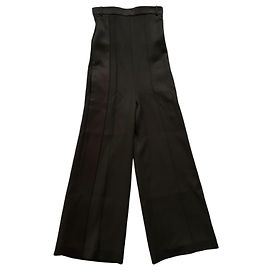 Autre Marque Peter Do Black wool canvas tuxedo jumpsuit Black