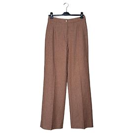 Pantaloni SéZane Marroni in Lana Taglia 40 Marrone