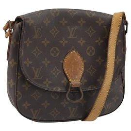 LOUIS VUITTON Bolsa de Ombro Monogram Saint Cloud GM M51242 LV Auth bs33939 Monograma