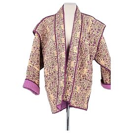 Laurence Bras Purple Cotton Jacket Purple