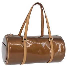 LOUIS VUITTON Sac à main Monogram Vernis Bedford Bronze M91131 LV Auth LNZ786A Bronze