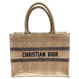 Bolsa Tote Book Christian Dior Bege