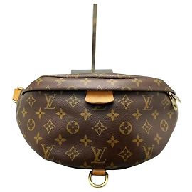 Bumbag Discovery Monogram Eclipse in tela Louis Vuitton Marrone