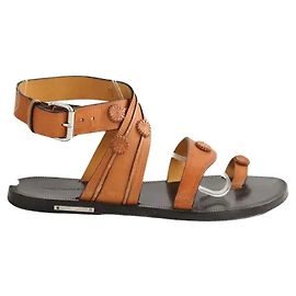 Isabel Marant Etoile Brown Leather Sandals 39 Brown