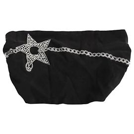 Dior Black silk headband Black