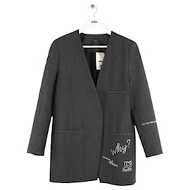Pinko Black Polyester Blazer Black