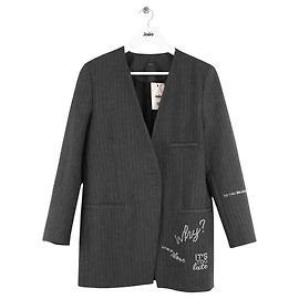 Blazer noir Pinko en polyester Noir