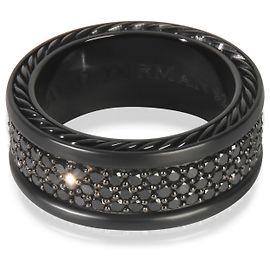 David Yurman Sterling Silver Diamond Streamline Ring Other
