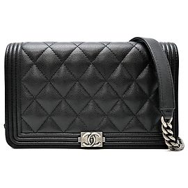 Cartera de Cadena Boy de Chanel Negro