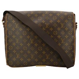 Louis Vuitton Sac Messenger Crossbody Monogram Abbesses GM M45257 Marron