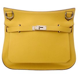 Bolsa de Ombro Jypsiere 34 Soleil da Hermès Laranja