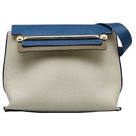 Chloé Sac à main en cuir Chloe Clare Blanc Autre