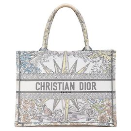 Dior Rêve d’Infini Buch Tote Jacquard Tasche Weiß Mehrfarben