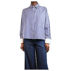 Weekend Max Mara Camicia a righe blu - taglia UK 4 Blu